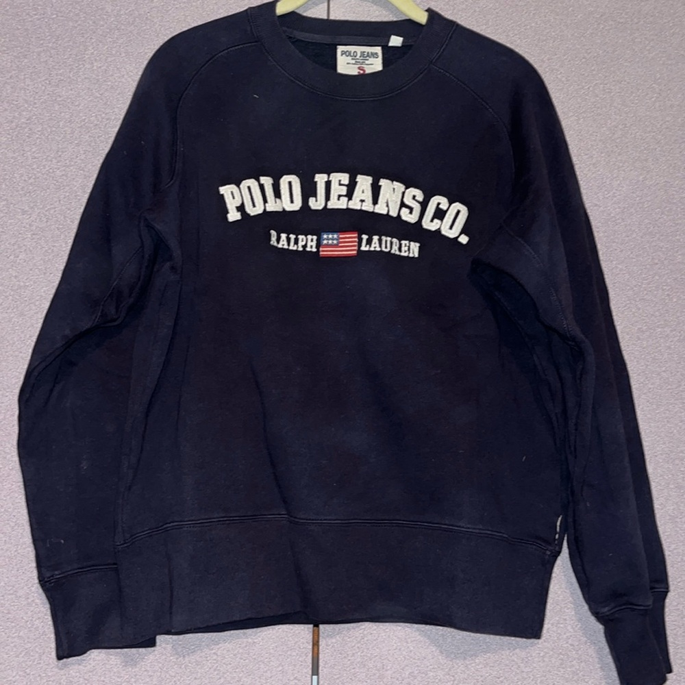 Polo jeans navy blue sweatshirt